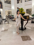 Black dot drama Coord Set