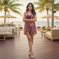 Twilight Bloom CoordSet with Shorts