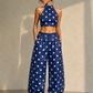 Blue Moon Polka Balloon Pant Set