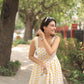 Soleil Dot Mini-Yellow Polka Dot Dress