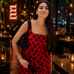 Midnight Rouge -The Red & Black Polka Dot Dress
