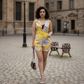 Yellow Bloom Coord Set with Shorts