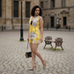 Yellow Bloom Coord Set with Shorts