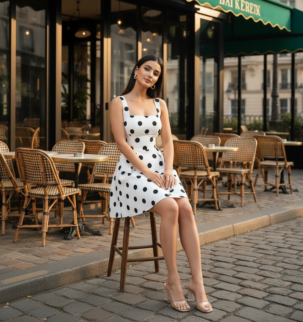 The Vanilla & Noir dress